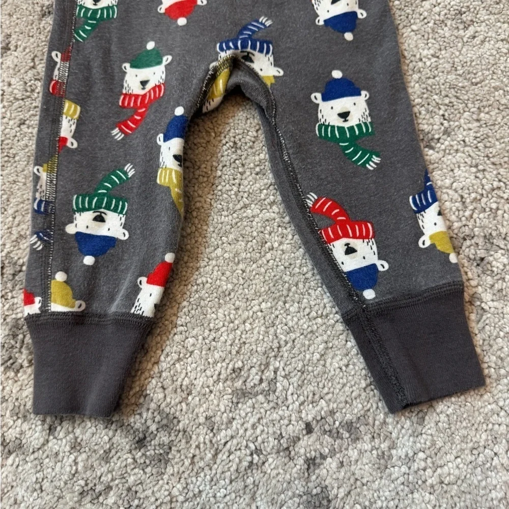 Hanna Andersson Organic Cotton Polar Bear Zip Sleeper – Size 18-24 Months